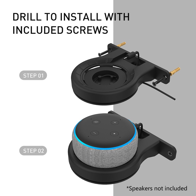 Giá Đỡ Gắn Tường Mini Tiết Kiệm Không Gian Cho Loa Echo Dot 3rd / 4th