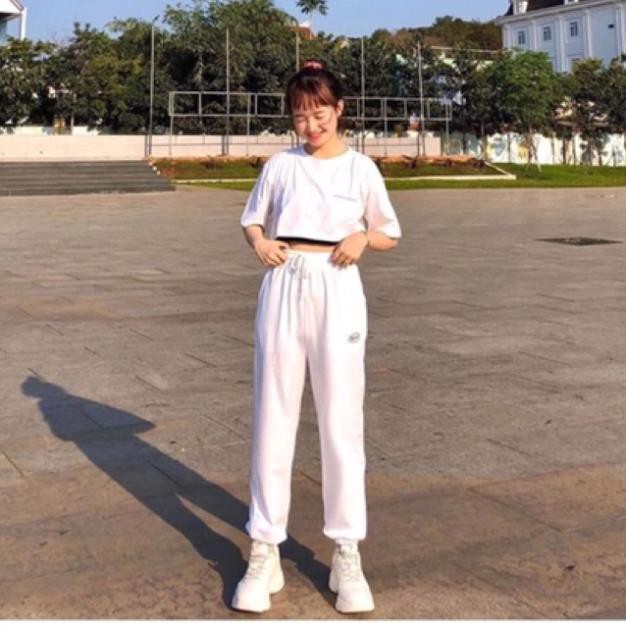 Sét croptop quần bom buni