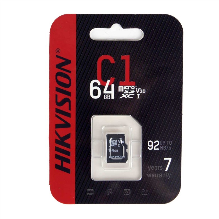 Thẻ Nhớ Micro SD HIKVISION 32GB/ 64GB - Tốc Độ Đọc Lên 92m/s - Dùng Cho Tất Cả Các Thiết Bị Hỗ Trợ Thẻ Nhớ Gắn Ngoài