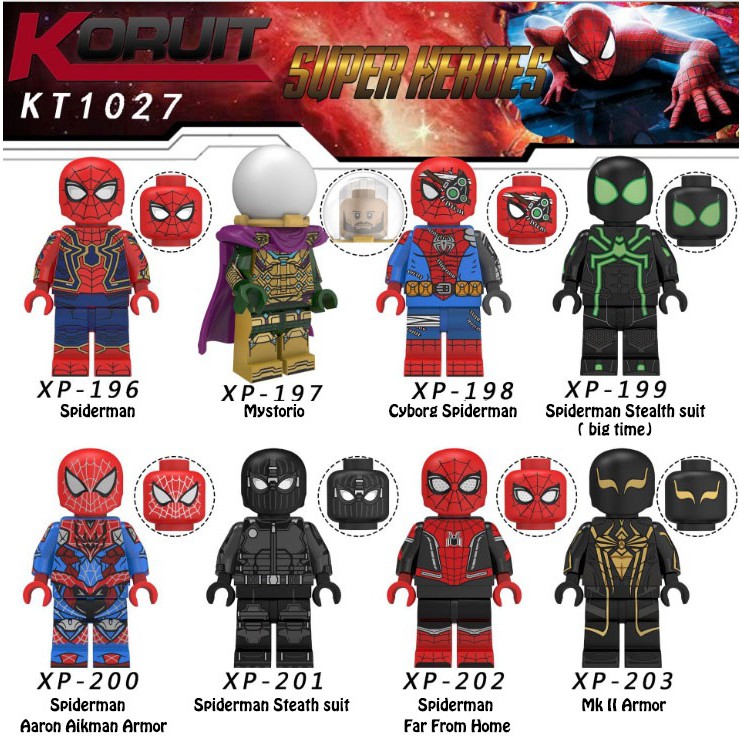 [Mã TOYDEC hoàn 20K xu đơn 50K] Đồ chơi lắp ráp Mini Figure nhân vật SPIDER-MAN far from home