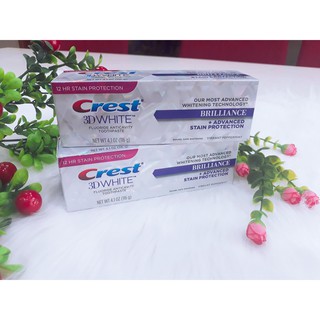 Kem đánh răng Crest 3D White Brilliance 116g