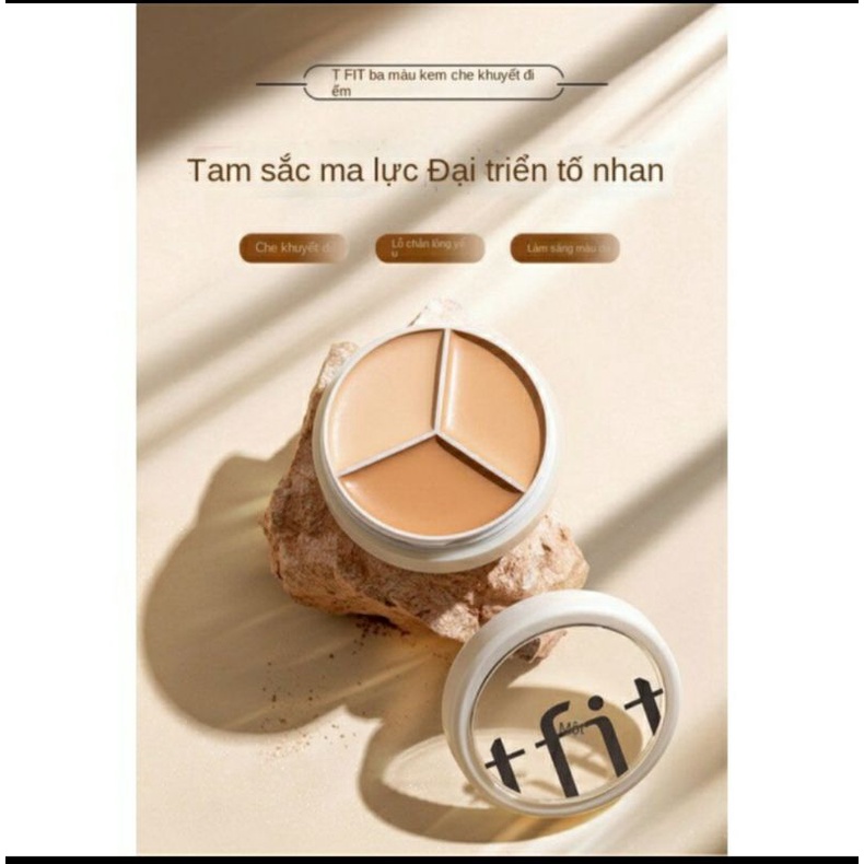 Kem che khuyết điểm Tfit 3 mầu che mụn và quầng thâm