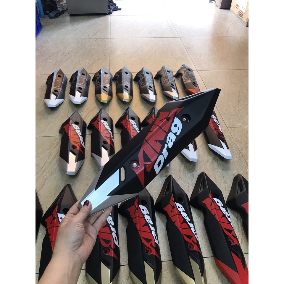 Ốp Pô Vario 2018 - 2021 Sơn AB Mẫu King Drag