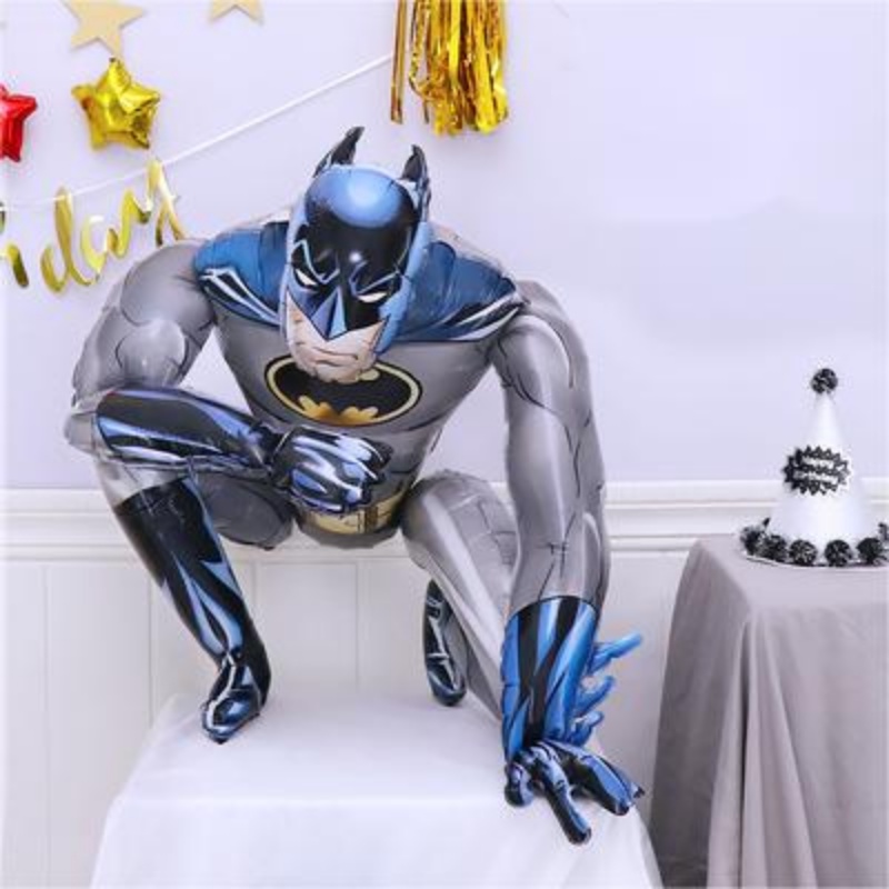 Bong Bóng Lá Nhôm Hình Siêu Anh Hùng 3D Trang Trí Tiệc Sinh Nhật Cho Bé
