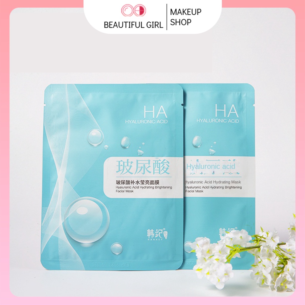 Mặt Nạ Hyaluronic Acid Dưỡng Ẩm Làm Sáng Da Thu Nhỏ Lỗ Chân Lông