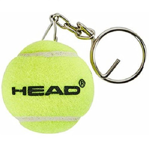 Móc chìa khóa bóng tennis bằng cao su phủ nỉ HEAD