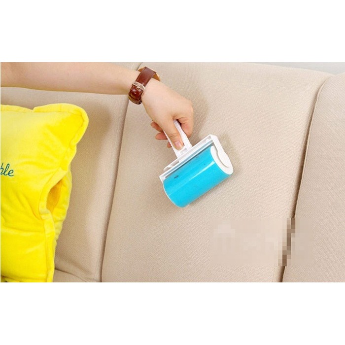 Cây LĂN DÍNH Bụi Bẩn - Con Lăn Phủi Làm Sạch Quần Áo, Sofa, Dính Lông Chó Mèo, Sợi Chỉ Vụn
