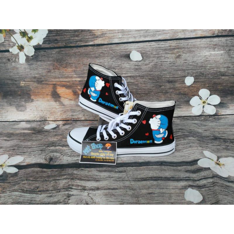 Giày Doremon cao cổ