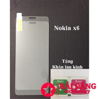 [Mã ELFLASH3 hoàn 10K xu đơn 20K] Kính Cường Lực Nokia X6 Nokia 6.1 Plus