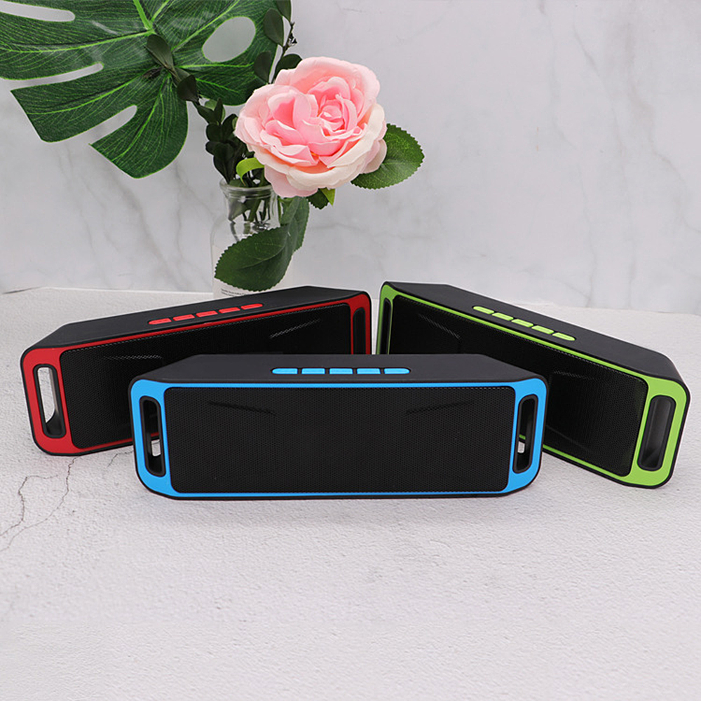 ✩ Wireless Bluetooth Speaker SC208 Computer Mini Dual Speaker Portable Small Stereo Car Subwoofer 【vrru】