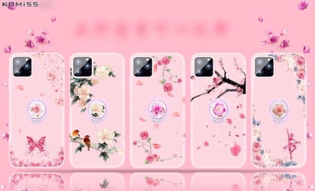 Ốp dẻo in hình kèm iring đá