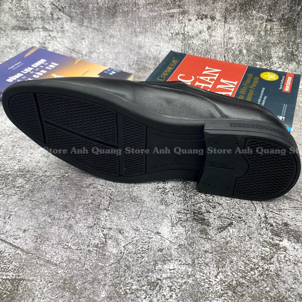 Giày tây nam da bò cao cấp phong cách công sở lịch lãm AQ023