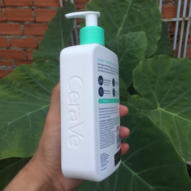 Sữa rửa mặt da dầu Cerave Foaming Facial Clearser 473ml