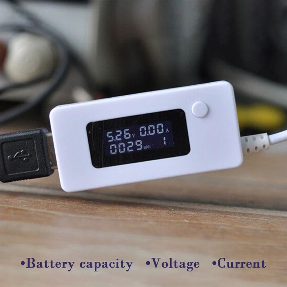 Thiết Bị Kiểm Tra Dung Lượng Pin Sạc USB Mẫu Mới + Điện Trở Tải Màn Hình LCD Kỹ Thuật Số
