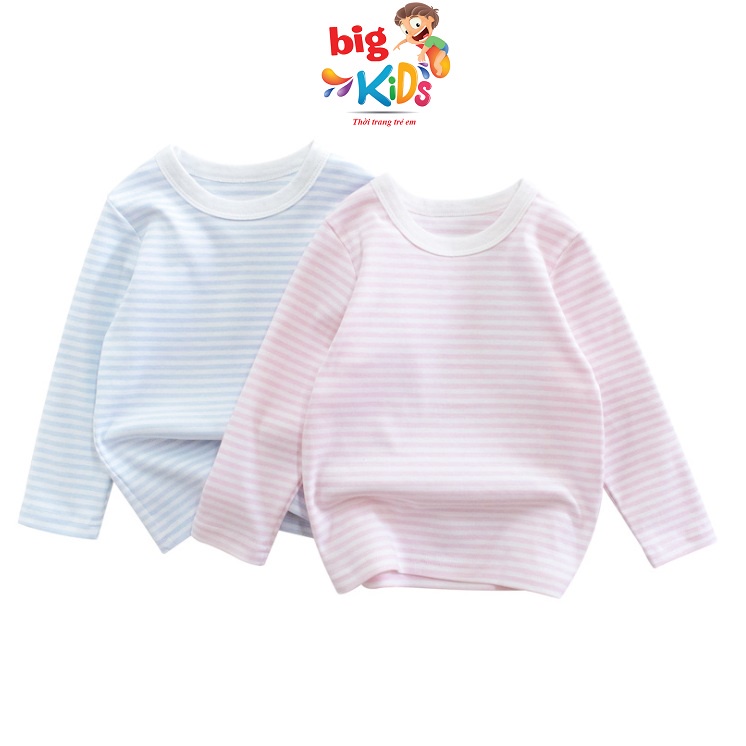 Áo thun dài tay bé trai, bé gái chất cotton cho bé 3 đến 8 tuổi- Hãng 27kids