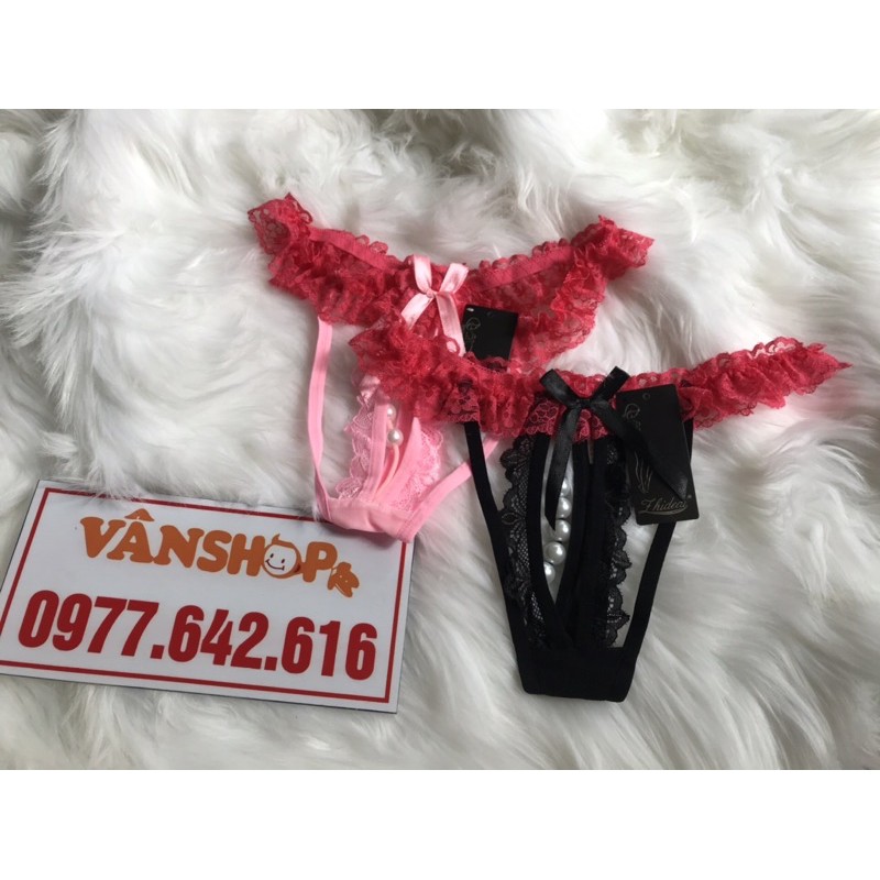 Quần lọt khe nữ ren sexy - Quần lót lọt khe nữ xẻ dáy C6