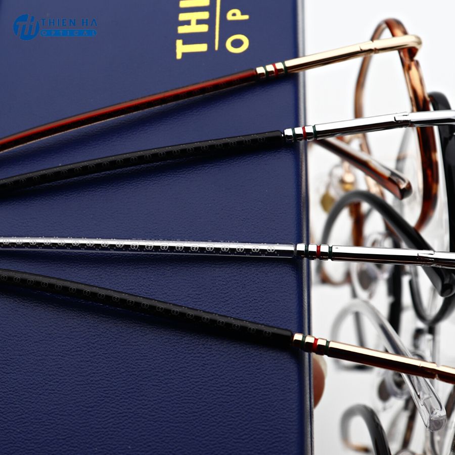 Gọng kính vuông THIENHA OPTICAL chất liệu cao cấp nhẹ unisex thiết kế độc quyền JOLIE JL007