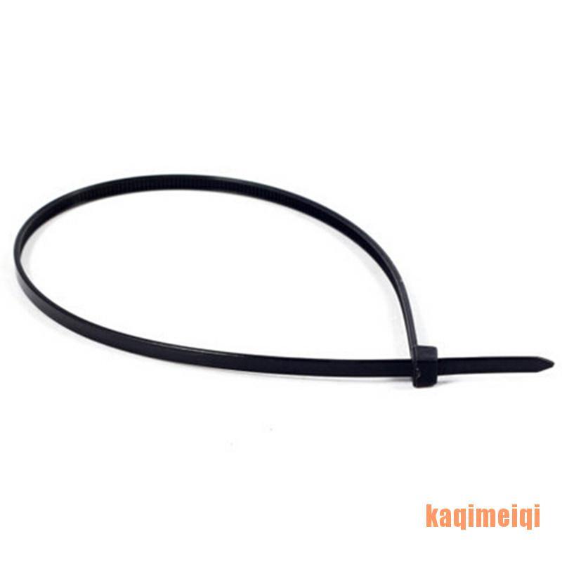 Set 100 dây rút nhựa nylon 10cm màu đen tự khóa tiện lợi