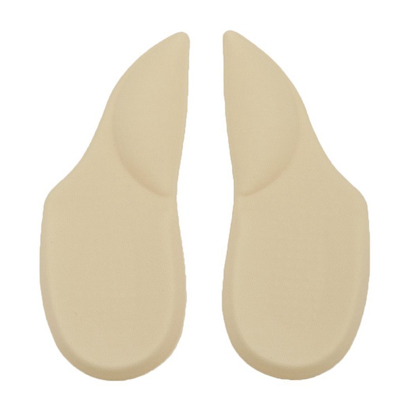 2 Pair Arch Support Flat Feet Cushion Pads Women High-Heel Shoes Insoles Inserts, Apricot & Black