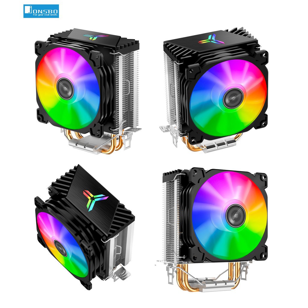 Bộ 2 Quạt Tản Nhiệt Màu Rgb Tự Động Jonsbo Cr-1200 9cm Cho Cpu Máy Tính Intel Amd | BigBuy360 - bigbuy360.vn
