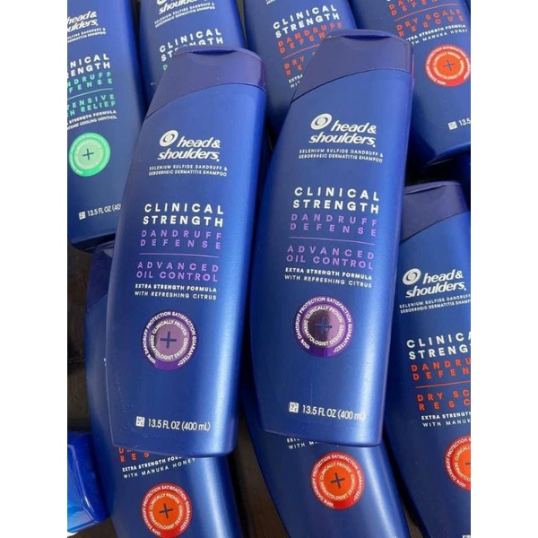 Dầu gội Head And Shoulders Clinical Strength Mỹ  400ml (màu tím)