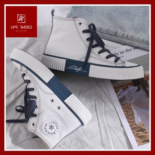 [FREE SHIP] Giày cổ cao nữ hình ngôi sao ulzzang mã 216 cá tính 2 màu đen/trắng đơn giản dễ mix đồ đế êm