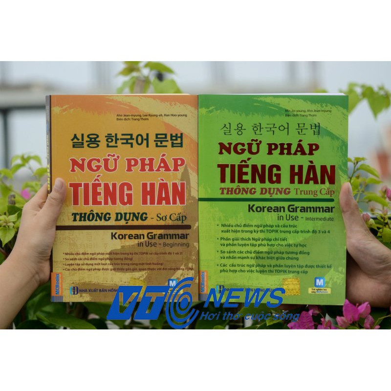 Combo sách - Ngữ Pháp Tiếng Hàn Thông Dụng Sơ Cấp và Trung Cấp