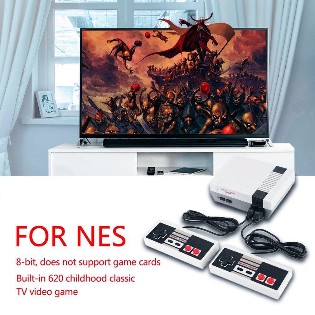 Máy Chơi Game Cổ Điển NES 2 Classic 620 4 NÚT Trò Chơi Cổng AV -DC3512