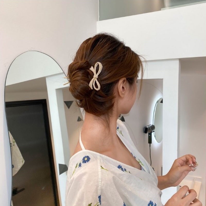 Trâm chữ u gắn nơ