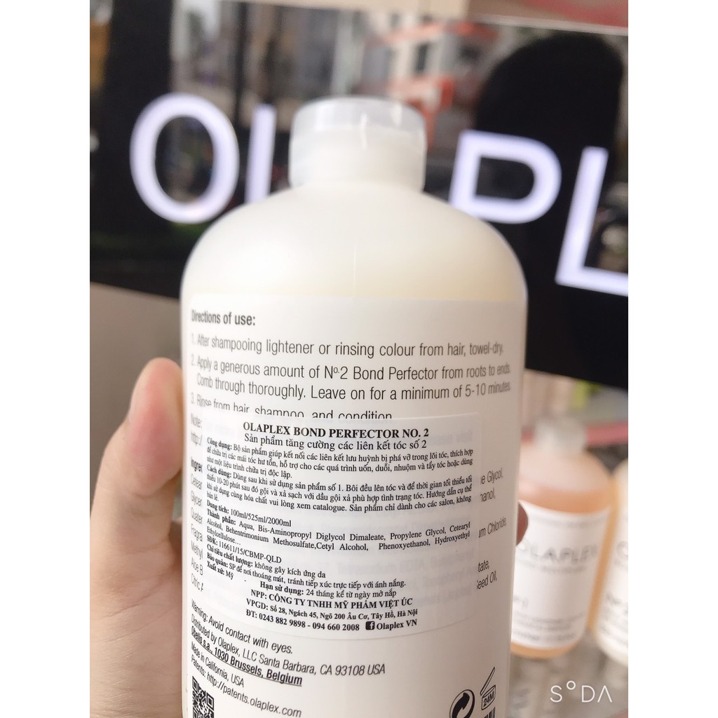 Olaplex Số 2 Phục Hồi Cho Tóc Cháy Nát Hư Tổn Nặng 525ml