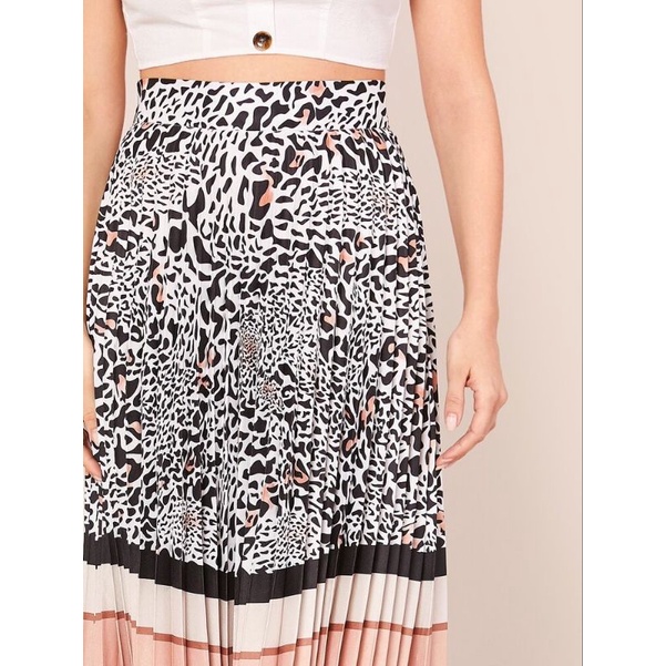 Chân váy xếp ly Topshop Pleated Skirt