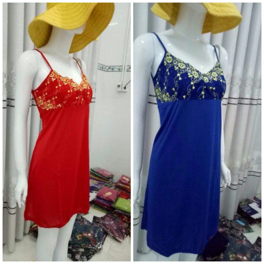 Đầm NGỦ MẶC NHÀ thun lạnh