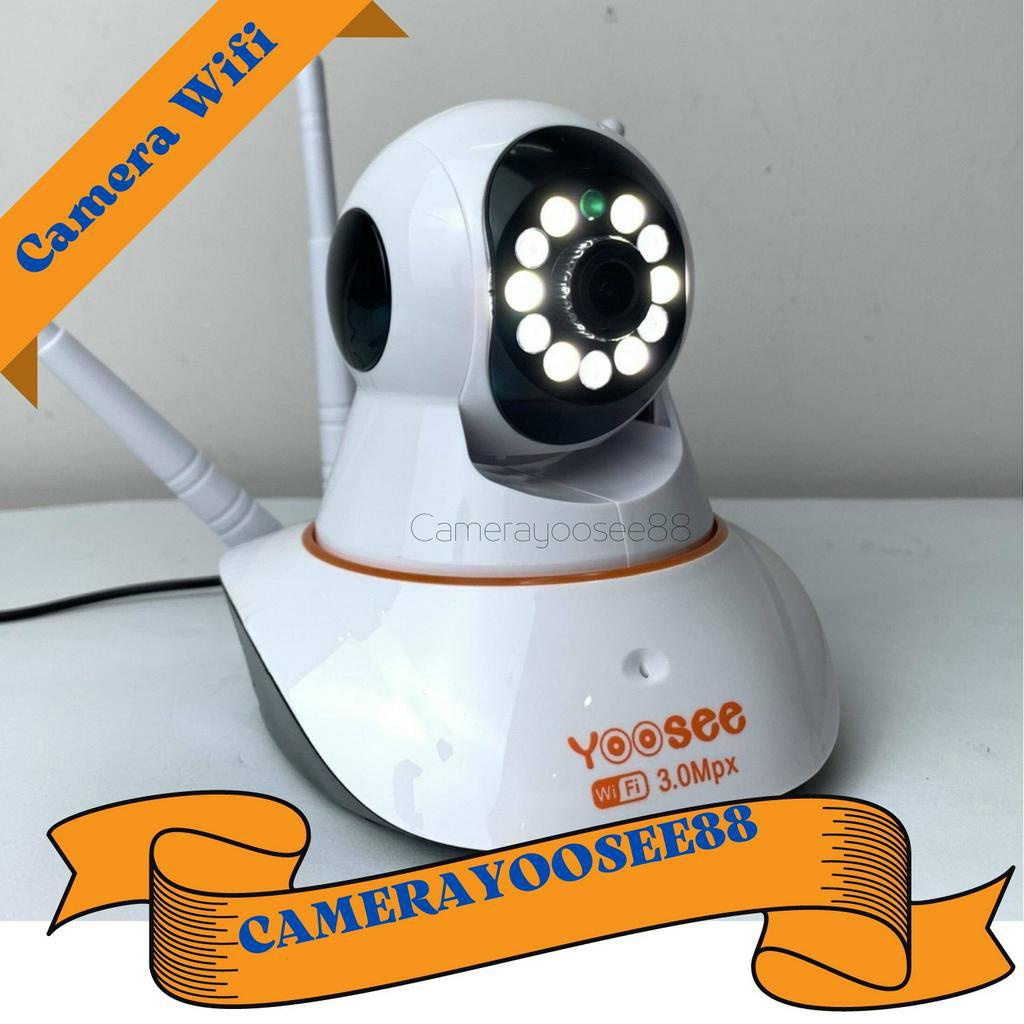 Camera ip wifi yoosee trong nhà  FHD1080P- xem đêm có màu-3 anten bắt sóng tốt - Có LAN &amp; KO LAN (xem trong phân loại)