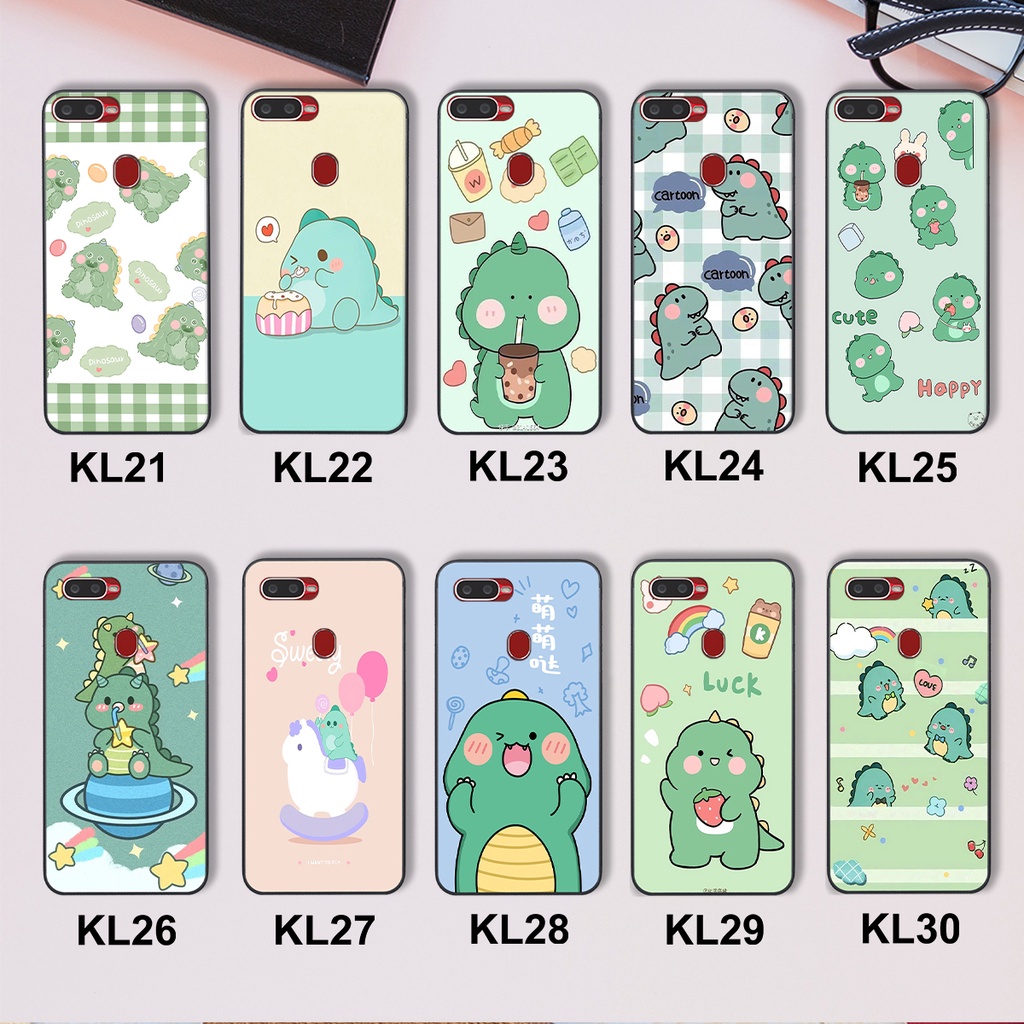 🔥Ốp lưng OPPO A5S -  A7 - F9 khủng long  dễ thương /cao cấp/chất lượng cao