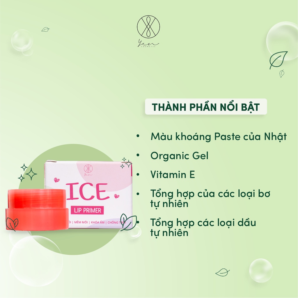 Son Lót Môi ICE Primer Che Khuyết Điểm Môi Son Lót Lấp Đầy Rãnh Môi 2g