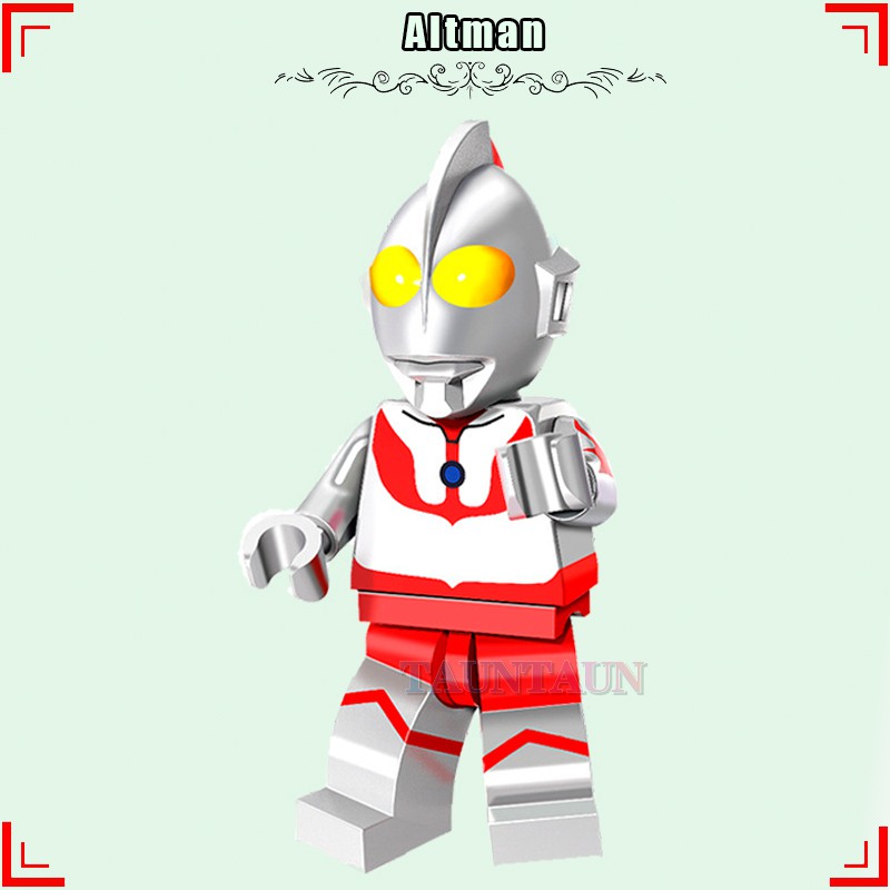 Đồ chơi mô hình nhân vật ultraman tiga orb zero gide bru rosso baltan superhero ninja rùa leonardo raphael