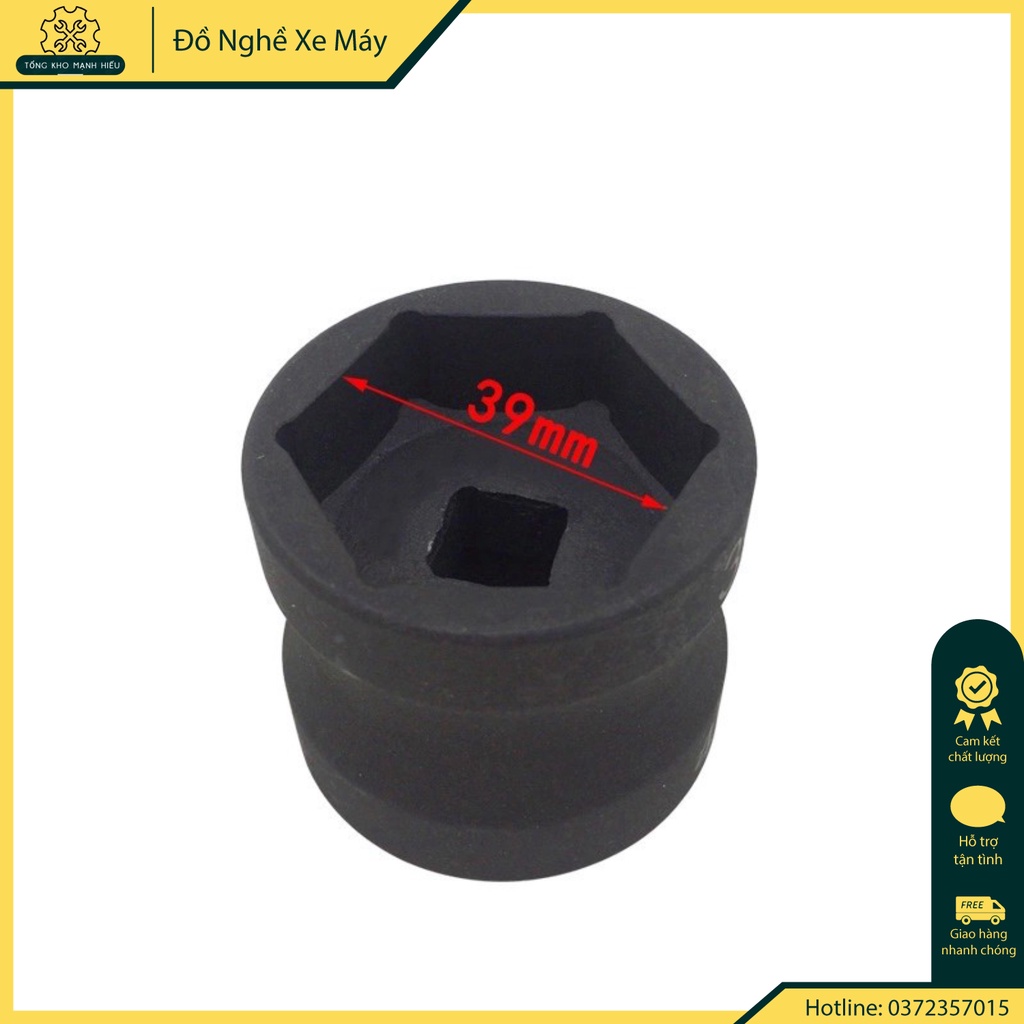 🌟 Khẩu Bắn Côn 2 Đầu 39-41 Chân 1/2 Không Cần Sử Dụng Đầu Chuyển Thép CRV - Hàng Có Sẵn