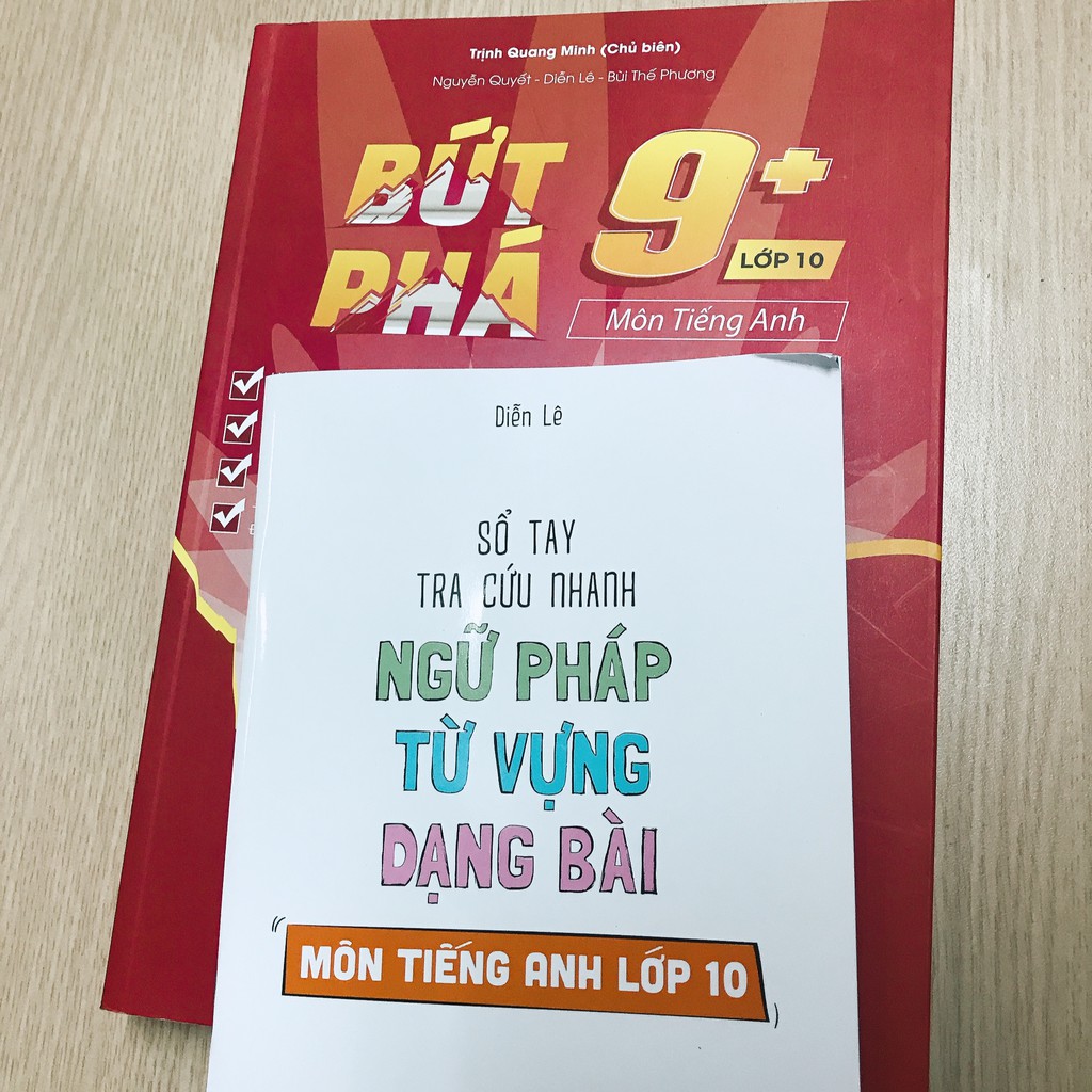 Sách - Sổ tay tra cứu nhanh ngữ pháp từ vựng dạng bài môn Tiếng Anh lớp 10