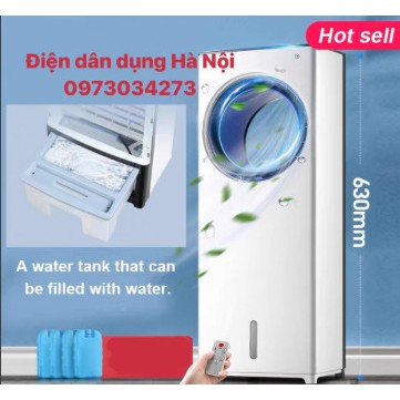 Quạt tháp không cánh,quạt hơi nước tích hợp chế độ cung cấp ion âm, lọc không khí- Bảo hành 6 tháng
