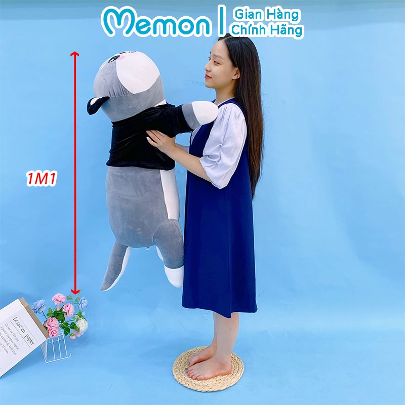 Gấu Bông Mèo Mắt Tròn Cute Cao Cấp Memon