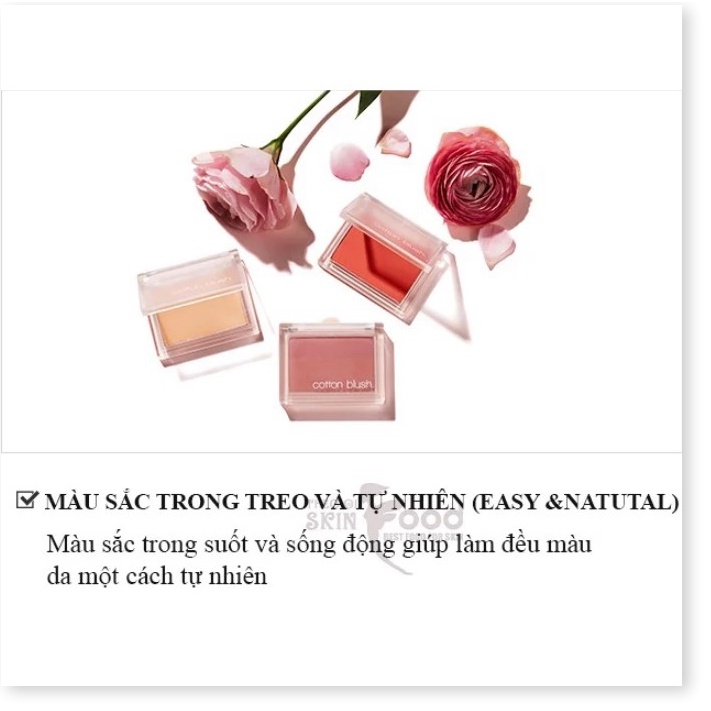 Phấn Má Hồng Dạng Nén Xinh Xắn Missha Cotton Blush 4g