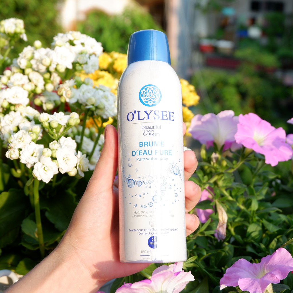Xịt khoáng dưỡng da - cấp ẩm O'lysee Pure waterspray chính hãng Pháp cao cấp 150ml - 400ml NPP Shoptido | BigBuy360 - bigbuy360.vn