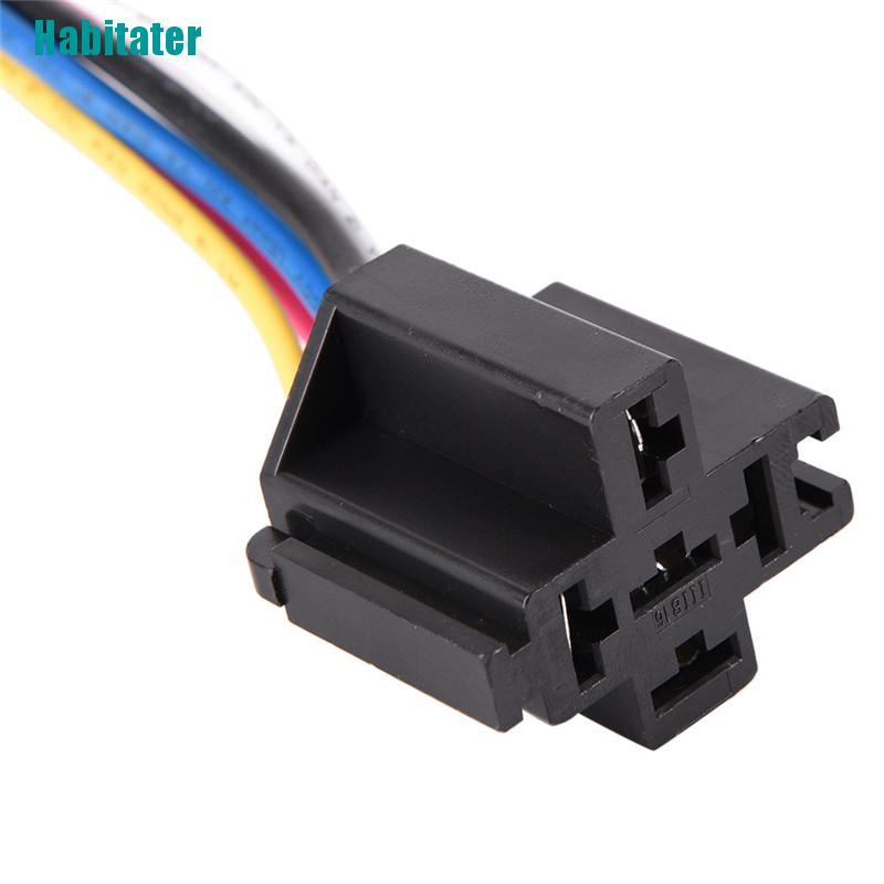 Rơ Le Ô Tô Chống Thấm Nước 12V 5Pin 40A 12V 5Pin Kèm Rơ Le