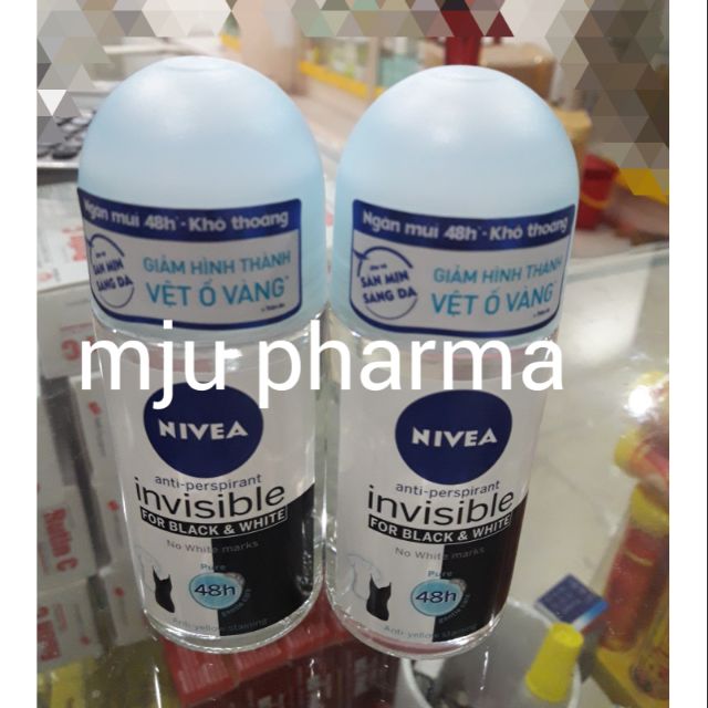 Lăn khử mùi Nivea invisible nữ (25ml/50ml)