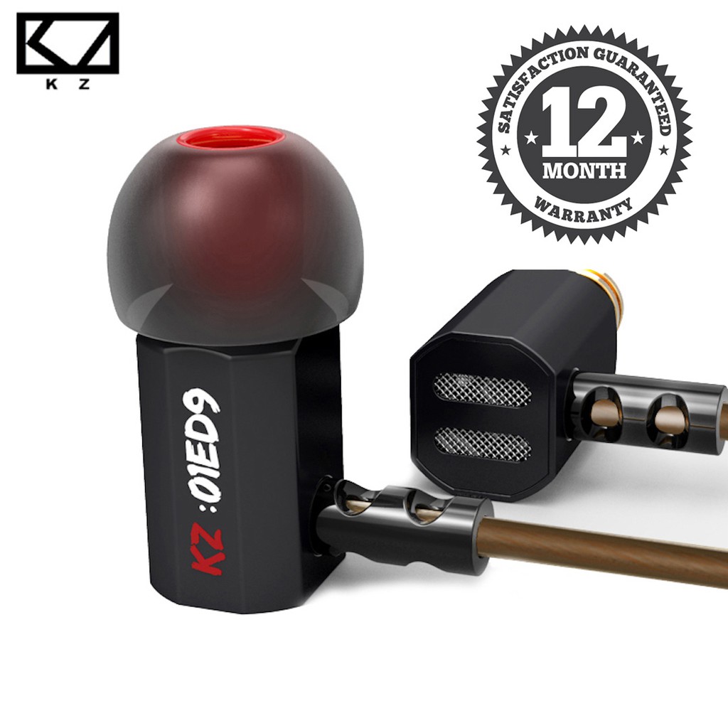 Tai Nghe Nhét Tai Knowledge Zenith Có Mic 3.5mm - Kz-Ed9 Màu Đen