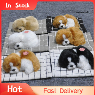 RC Chó Nhồi Bông Nằm Ngủ Đáng Yêu Cho Bé