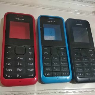 Vỏ Nokia 105 kèm phím (bản 1 Sim )các màu(quý khách xem kĩ ảnh vỏ trước và sau để đặt mua cho đúng loại)
