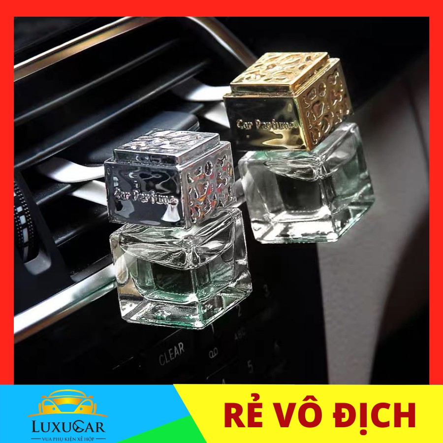 Lọ đựng tinh dầu, nước hoa ô tô cài cửa gió phong cách sang chảnh - Giá không bao gồm nước hoa