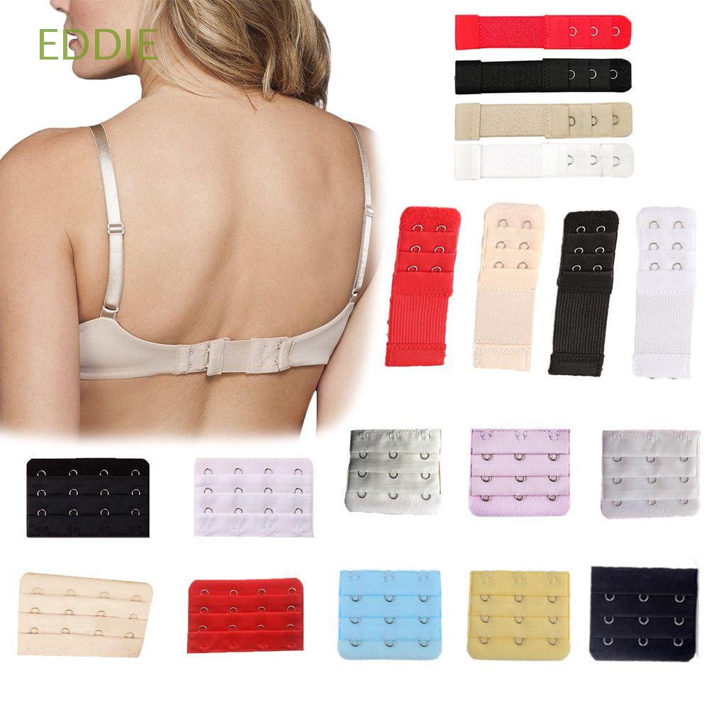 Phụ kiện mở rộng dây áo ngực 3 hàng co giãn màu sắc tùy chỉnh tiện dụng cho nữ