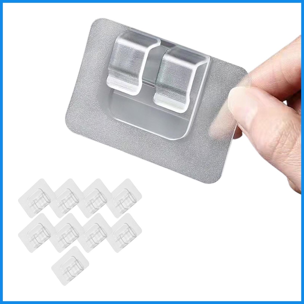 Set 10 Kẹp Cố Định Thảm Lót Sàn Xe Hơi Đa Năng Chống Thấm Nước Tái Sử Dụng Tiện Lợi